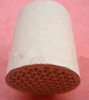 Honeycomb Thermal Store Catalyst Ceramic as Heat Transfer Media for Rto