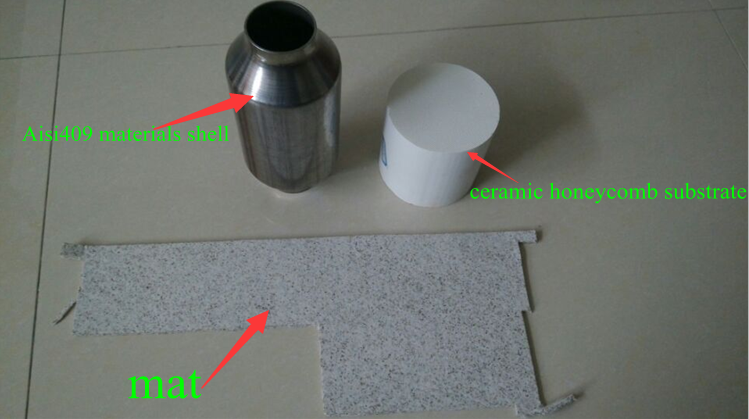 Honeycomb Ceramic Catalyst Substrate Used in Car
