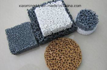 Ceramic Foam Filter for Metal Casting (Materials: SiC, Alumina, Zirconia)