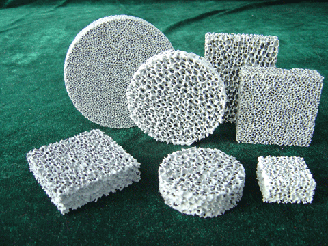Sic/Alumina/Zirconia Ceramic Foam Filter