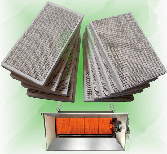 Flameless Gas Catalytic Infrared Honeycomb Ceramic Furnace Burner Plate