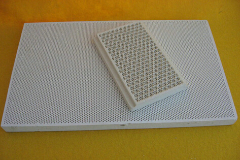 Refractory Infrared Furnace Honeycomb Cordierite Ceramic Gas Burner Plate