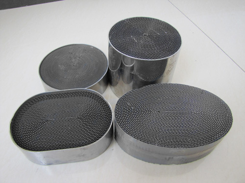 Motorcycle Catalytic Converter Catalyst Metal Honeycomb Substrate