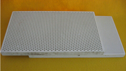 Refractory Infrared Furnace Honeycomb Cordierite Ceramic Gas Burner Plate