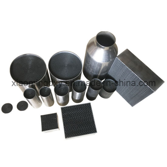 Metal Honeycomb Substrate Catalytic Converter for Cars/Motorcycle