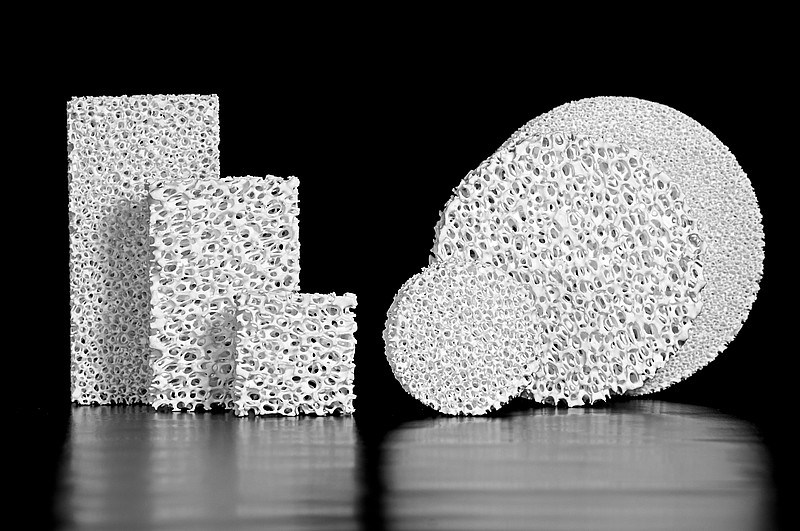 White High Durable High Quality Alumina Ceramic Foam Filter