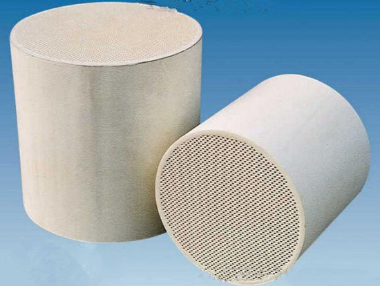 Dia144*152.4mm Ceramic Cordierite Diesel Particulate Filter DPF Honeycomb Ceramic