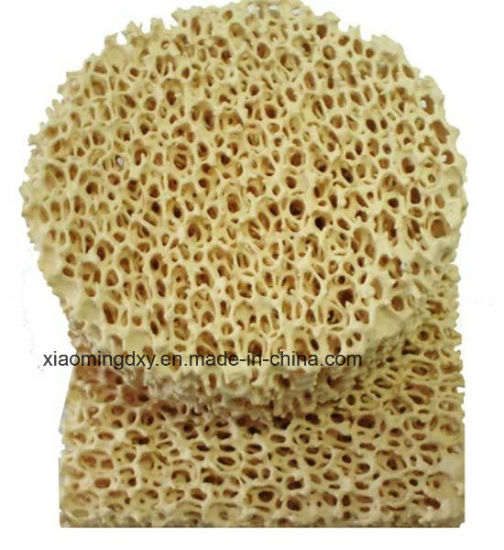 Zirconia Porous Sintered Ceramic Foam Filter for Iron Casting Filter 10-60 Ppi