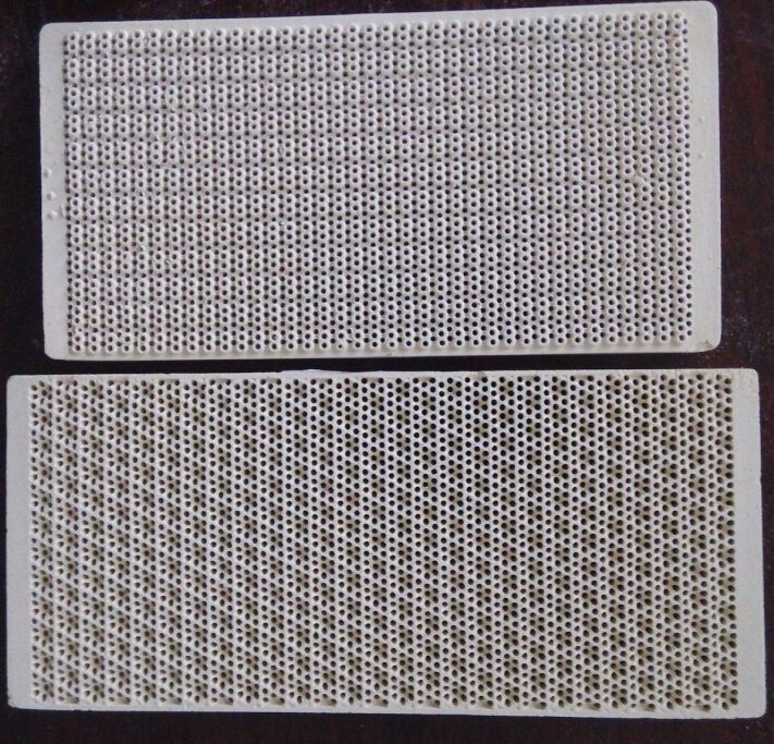 Honeycomb Gas Heater Square Ceramic Infrared Plates for Burner