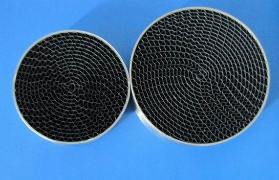 Honeycomb Metal Substrate for Vehicle Exhaust System