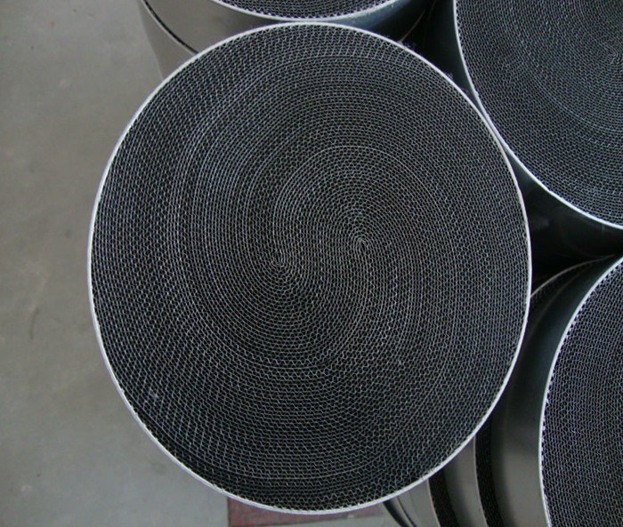 Metal Honeycomb Substrate Catalytic Converter for Auto/Motorcycle